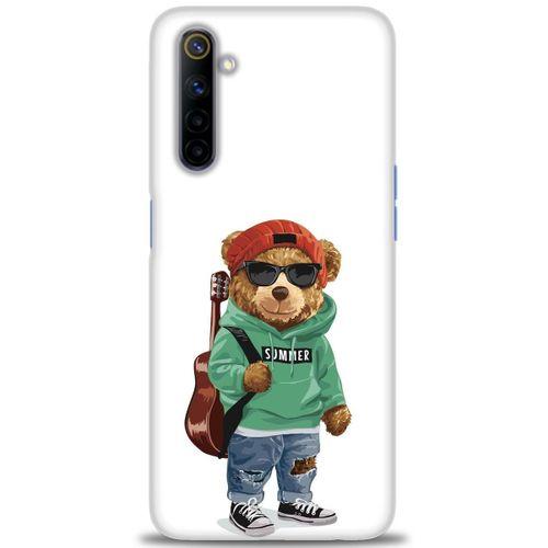 Realme 6 Kılıf HD Baskılı Kılıf - Teddy Bear + Tam Ekran Koruyucu