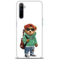 Realme 6 Kılıf HD Baskılı Kılıf - Teddy Bear + Tam Ekran Koruyucu