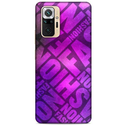 Xiaomi Redmi Note 10 Pro Uyumlu Kılıf Pembe Delisi (21) Koruyucu Kapak Fuşya