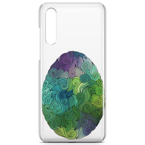 Huawei P20 Pro Kılıf Tüylü Yumurta Arka Kapak Koruma Desenli Full Koruyucu