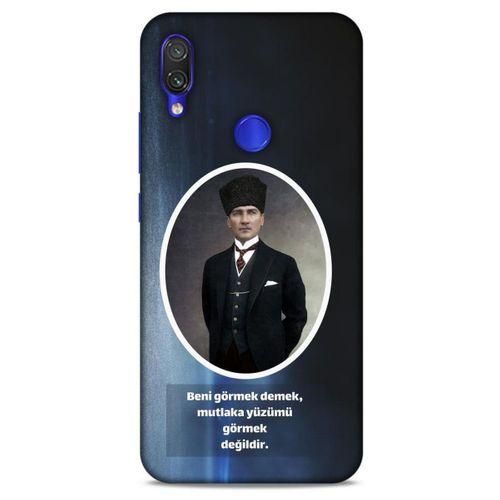 Xiaomi Redmi Note 7 Pro Kılıf Atatürk (7) Telefon Kılıfı Lavivert