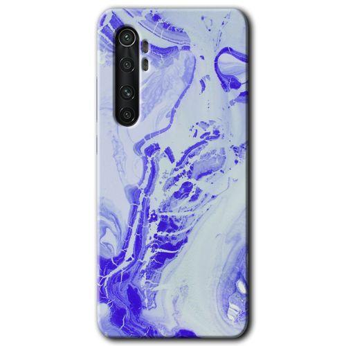 Xiaomi Mi Note 10 Lite Kılıf HD Desen Baskılı Arka Kapak + Temperli Cam - Cranny Liquid Wall