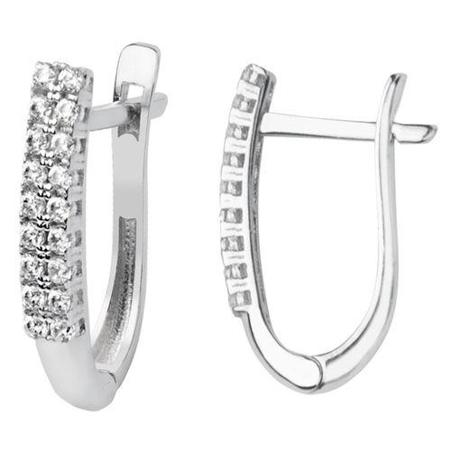 14 Ayar Altın Oval Küpe HSM10083