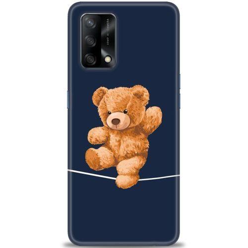 Oppo A74 Kılıf HD Baskılı Kılıf - İpteki Teddy + Tam Ekran Koruyucu