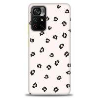 Xiaomi Redmi Note 11 Pro Plus Kılıf HD Baskılı Kılıf - Kahveli Leopar + Tam Ekran Koruyucu