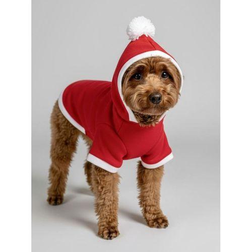 Buddy Kapşonlu Yılbaşı Köpek Sweatshirt Noel