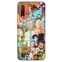 Xiaomi Redmi 9T Uyumlu Kılıf Rick And Morty (35) Fit Design Kılıf Cop Rick
