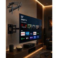 32 55 İnç Televizyon Askı Atı Duvara Monte Hareketli Tv Tutucu