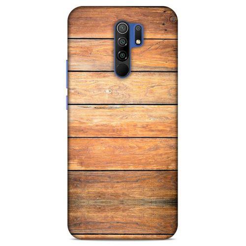 Lopard Xiaomi Redmi 9 Uyumlu Kılıf Wood'X (13) Silikon Kap Baskılı