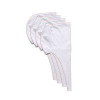 4 Adet Tesettür Bone Bağcıklı Likralı Beyaz