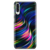 Samsung Galaxy A50s Kılıf Boya Dalgası Arka Kapak Koruma Desenli Full Koruyucu