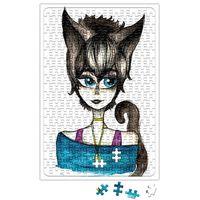 Menina Gata Puzzle 240 Parça Yapboz