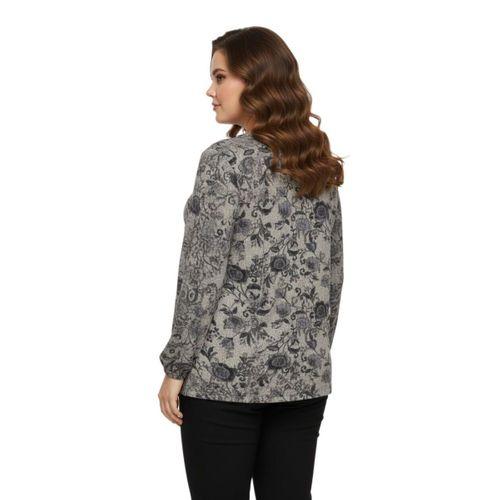 Kadın Yumoş Yaka Bağcıklı Modelli Bluz BGL-ST05138