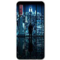 Galaxy A7 2018 Kılıf HD Desen Baskılı Arka Kapak - Şehir Manzarası