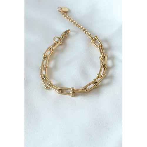 316L Çelik Gold Renk Tifany Model Kadın Bileklik