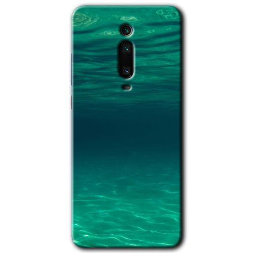 Xiaomi Mi 9T Kılıf HD Desen Baskılı Arka Kapak - Derin Deniz + Kırılmaz Cam