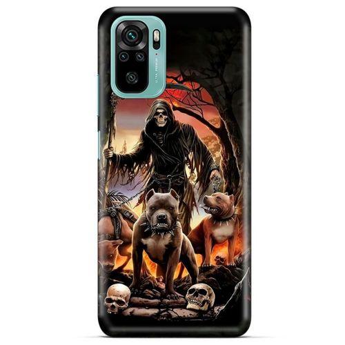 Xiaomi Redmi Note 10 5G Uyumlu Kılıf Motorsiklet (28) Arka Kapak İskelet
