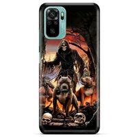Xiaomi Redmi Note 10 5G Uyumlu Kılıf Motorsiklet (28) Arka Kapak İskelet