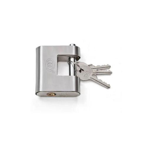 Yassı Çelik Asma Kilit 60 Mm Krom Kaplı