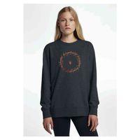 Lord Of The Rings Baskılı Füme Antrasit Kadın Sweatshirt