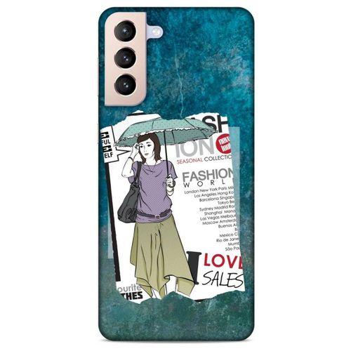 Lopard Samsung Galaxy S21 Plus Uyumlu Kılıf Sokak Modası (21) Koruyucu Kapak