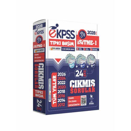 2028 EKPSS Lisans-Önlisans-Ortaöğretim İşitme-1 ÖSYM Tıpkı Basım 24’lü Kitapçık TG Deneme Paketi