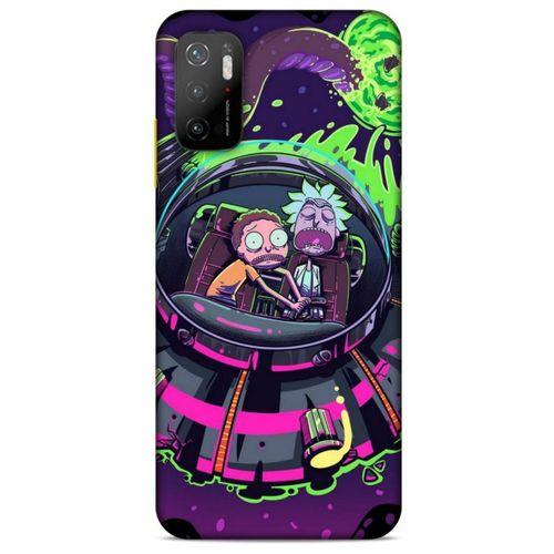 Xiaomi Poco M3 Pro Uyumlu Kılıf Rick And Morty (21) Koruyucu Kapak Brad