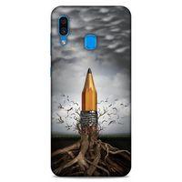 Lopard Samsung Galaxy A30 Uyumlu Kılıf Manipülasyon ☻ (50) Shockproof Kılıf Desenli