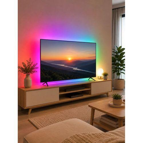 Uzaktan Kumandalı Rgb Şerit Led 5 Metre 12v 5050 Smd Çok Renkli Dekoratif Işık Seti
