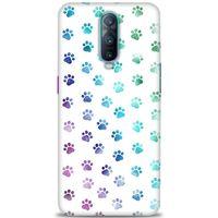 Oppo RX17 Pro Kılıf HD Baskılı Kılıf - Minik Patiler + Tam Ekran Koruyucu