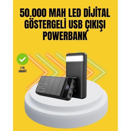 Profesyonel 50.000 Mah Powerbank – Aynı Anda Birden Fazla Cihaz Şarj Eden, Dayanıklı Ve Güvenli Taşınabilir Şarj Cihazı