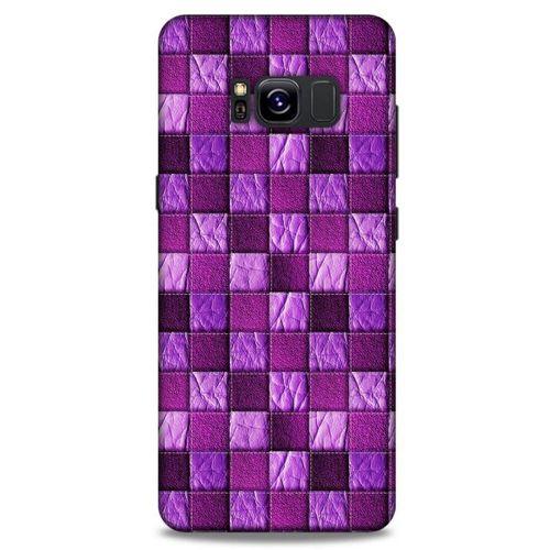 Samsung Galaxy S8 Kılıf Patchwork (5) Koruma Kabı Fuşya