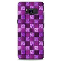 Samsung Galaxy S8 Kılıf Patchwork (5) Koruma Kabı Fuşya