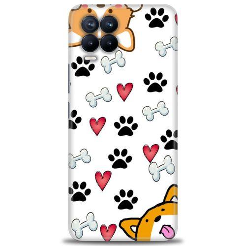 Realme 8 Pro Kılıf HD Baskılı Kılıf - Dog + Tam Ekran Koruyucu