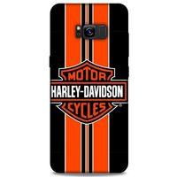 Samsung Galaxy S8 Plus Uyumlu Kılıf Motorsiklet (36) Glitter Kılıf Harley Davidson