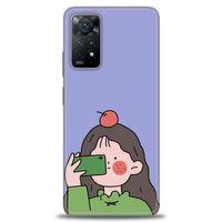 Xiaomi Redmi Note 11 Pro Kılıf HD Baskılı Kılıf - Yeşil Kız + Tam Ekran Koruyucu