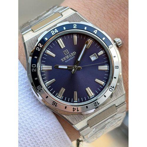 Reward Çelik Kordon 5 Atm Suya Dayanıklı Takvimli Kadran 2 Yıl Garantili Erkek Kol Saati FT.GL.M01.2