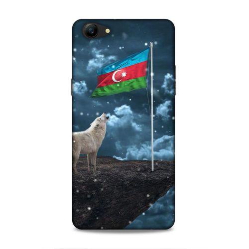 Oppo A79 Uyumlu Kılıf Azarbaijan (25) Antişok Kapak Kurt Bayrak