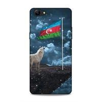 Oppo A79 Uyumlu Kılıf Azarbaijan (25) Antişok Kapak Kurt Bayrak
