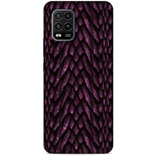 Xiaomi Mi 10 Lite Kılıf Dragons (7) Telefon Kılıfı Ejderha Skin Bordo