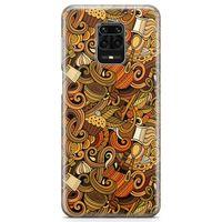 Xiaomi Redmi Note 9S Kılıf Doodle Türk Kahvesi Arka Kapak Koruma Desenli Full Koruyucu