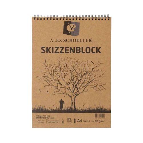 ALEX KRAFT SPİRALLİ YAN BLOK A4 60 Yaprak (ALEX-7525)