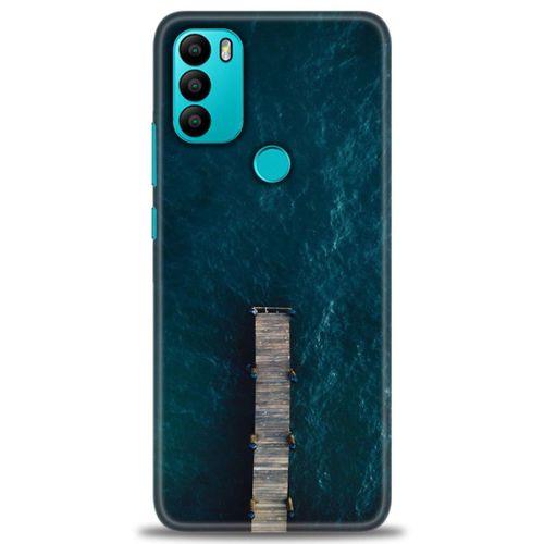 General Mobile GM 21 Plus Kılıf HD Baskılı Kılıf - İskele + Tam Ekran Koruyucu