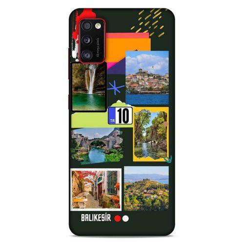 Lopard Samsung Galaxy A41 Uyumlu Kılıf Şehirli ※ (10) Balıkesir Full Koruma Kılıfı