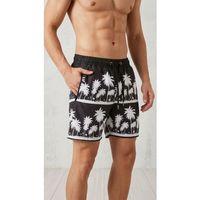 Erkek Deniz Şortu Fermuarlı Cepli File Astarlı Hızlı Kuruyan Premium - Siyah