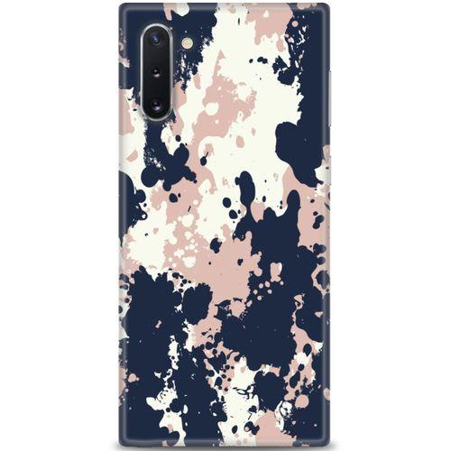 Samsung Galaxy Note 10 Kılıf HD Baskılı Kılıf - Lacivert + Tam Ekran Koruyucu