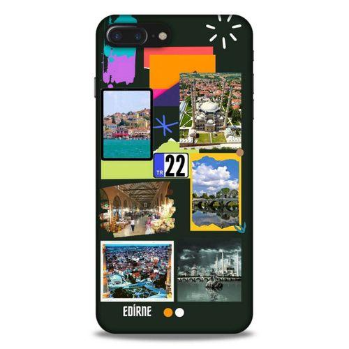 Lopard Apple Iphone 7 Plus Uyumlu Kılıf Şehirli ※ (22) Edirne Tam Koruma Kılıfı