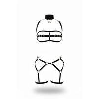 Siyah Harness Takım O Halka Detaylı Tokalı - Brf242