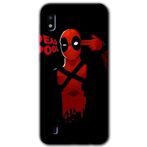 Potkal Hediye Fabrikası Samsung Galaxy A10 Kılıf HD Desen Baskılı Arka Kapak - DeadPool 4
