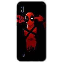 Potkal Hediye Fabrikası Samsung Galaxy A10 Kılıf HD Desen Baskılı Arka Kapak - DeadPool 4